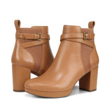 Vionic Women's Nella Ankle Boot in Camel