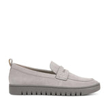 Vionic Women's Uptown Loafer in Light Grey Suede