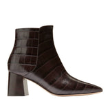 Cole Haan Women's Catlyn Block Heel Bootie in Dark Chocolate