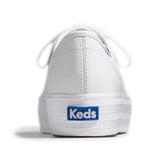 Keds Women's Triple Kick Leather Sneakers In White