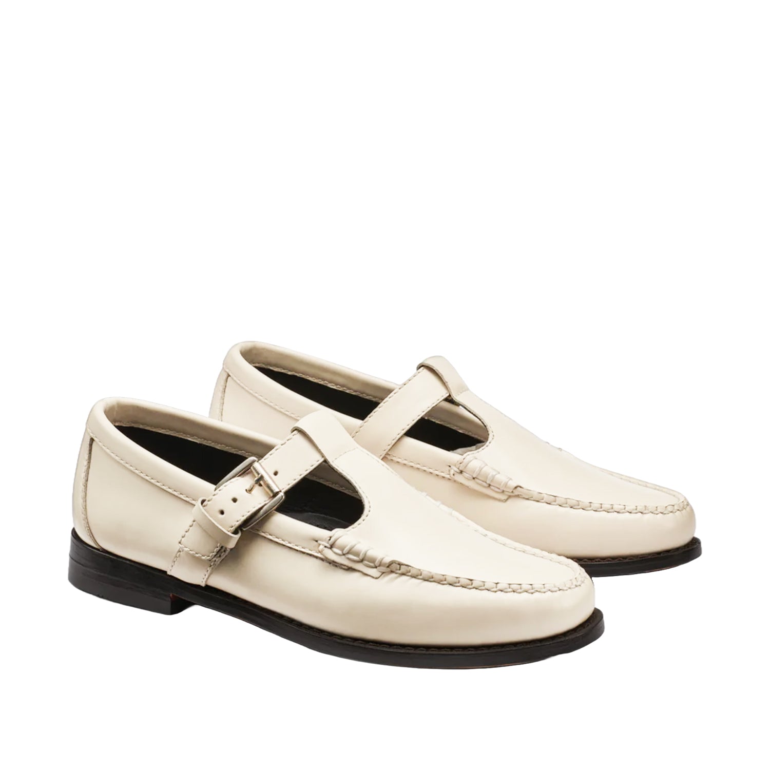 G.H. Bass Women's Mary Jane Weejun in Cream