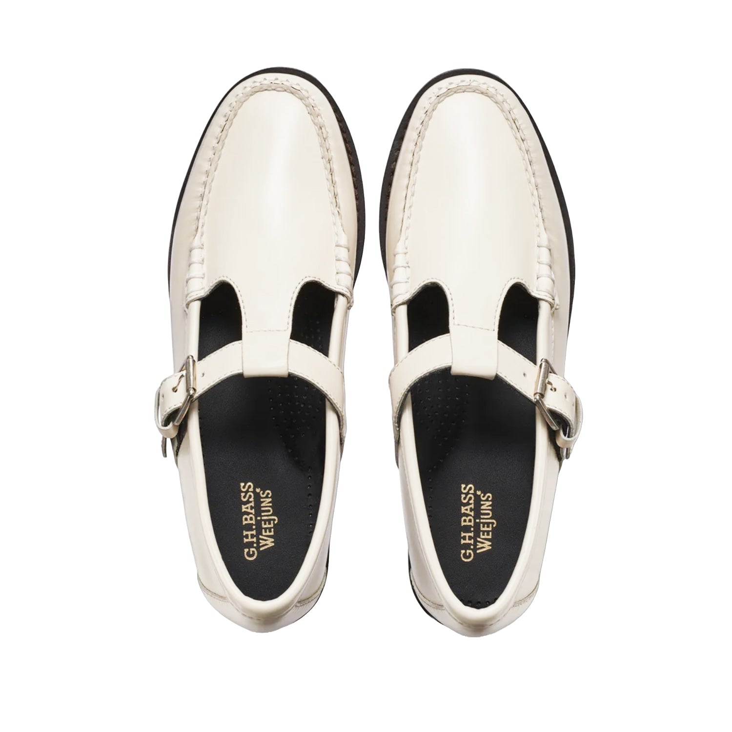 G.H. Bass Women's Mary Jane Weejun in Cream