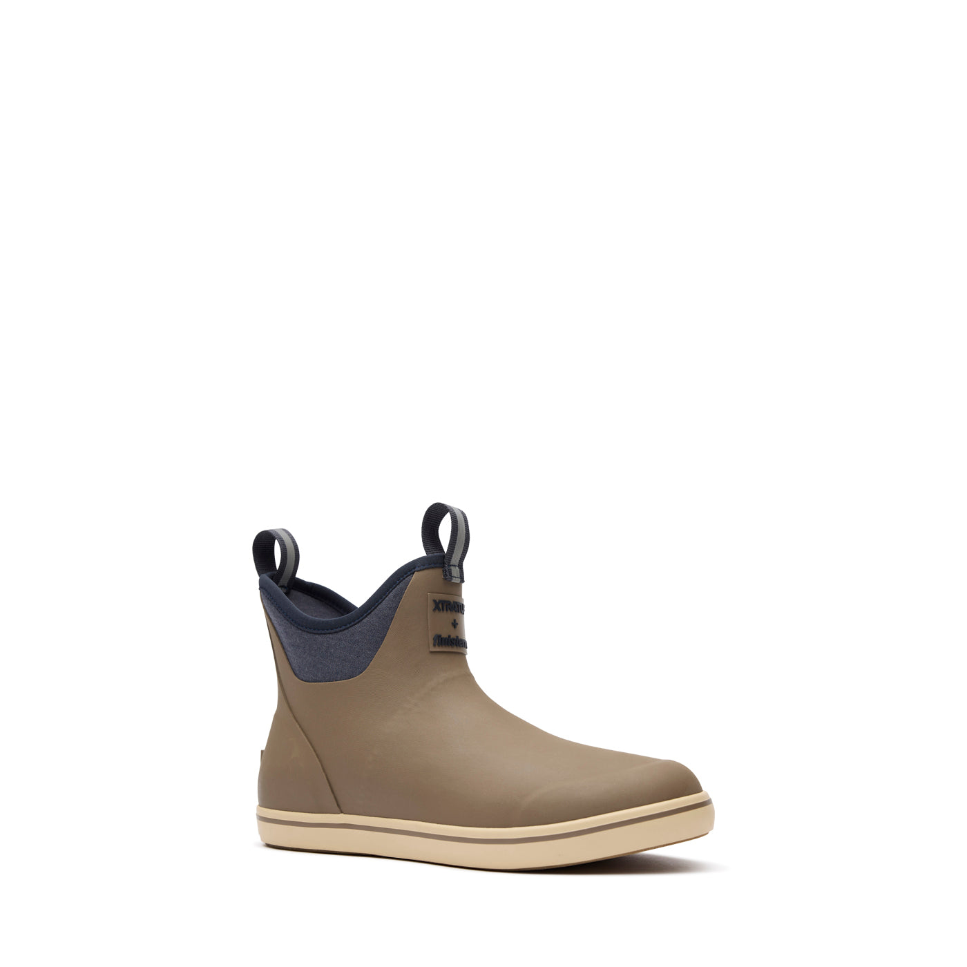 Xtratuf Men's S Ankle Deck Boot Finisterre  Men In Taupe/Navy M